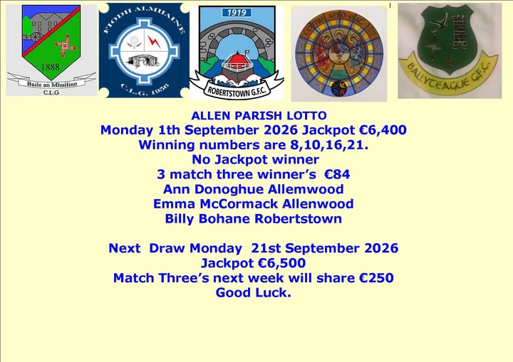Allen Parish lotto Draw Results.